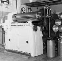 The Ultra Modern Bogt Ice Cream Machine in Operation at Nott's Dairy